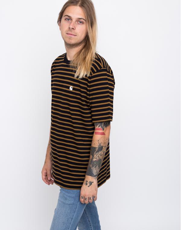 Carhartt WIP Robie Robie Stripe / Black / Hamilton Brown / Wax XXL