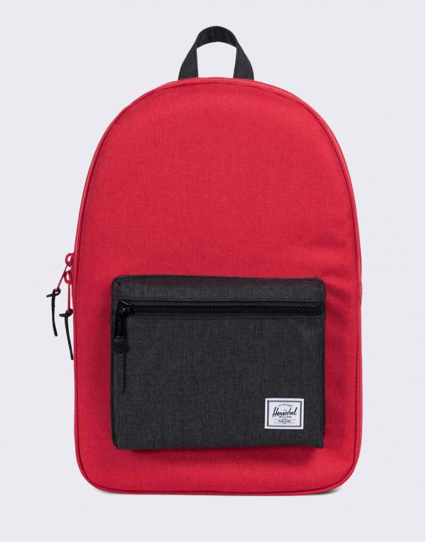 Herschel Supply Settlement Barbados Cherry Crosshatch/Black Crosshatch