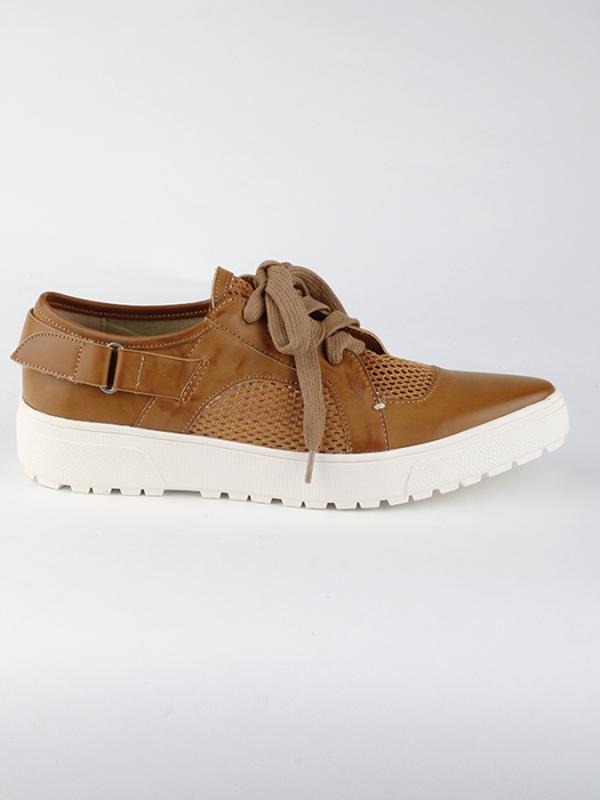 Boty Primadonna CALZATURA SNEAKERS ECO-PELLE CUOI Hnědá