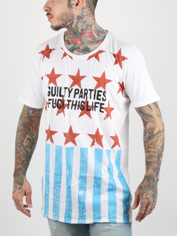 Tričko Alcott GUILTY PARTIES Bílá
