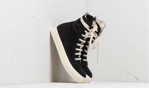 Rick Owens DRKSHDW Vegan Sneaks Black/ Milk