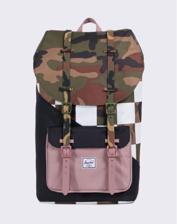 Herschel Supply Little America Woodland Camo/Ash Rose/Checker