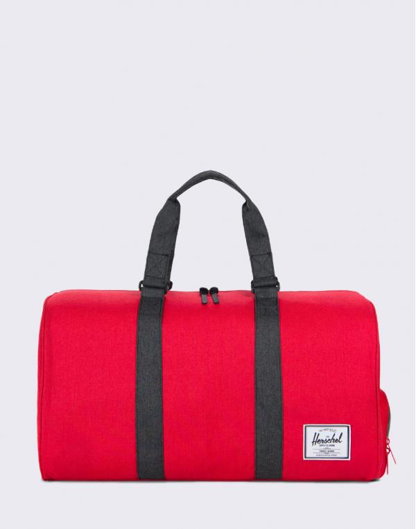 Herschel Supply Novel Barbados Cherry Crosshatch/Black Crosshatch