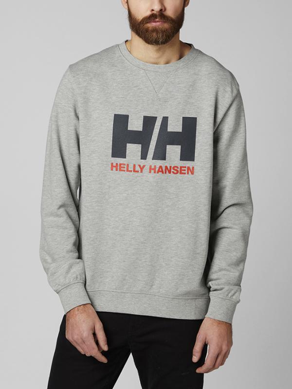 Mikina Helly Hansen Logo Crew Sweat Šedá