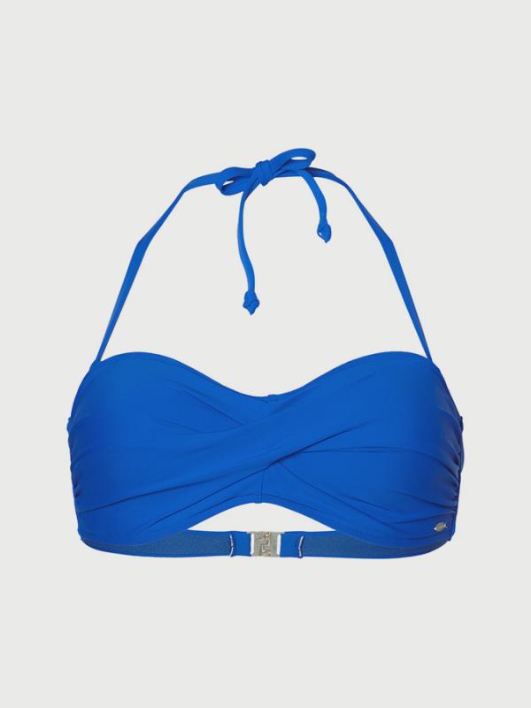 Svršek plavek O´Neill Pw Mold Wireless Bandeau Top Modrá