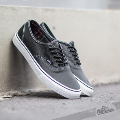 Vans Authentic Leather Black/ Plaid