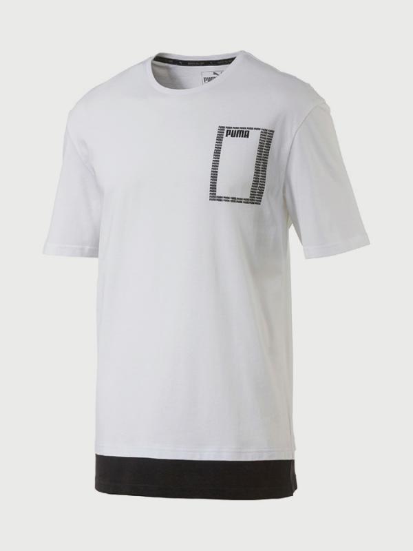 Tričko Puma Summer Rebel Logo Tee Bílá