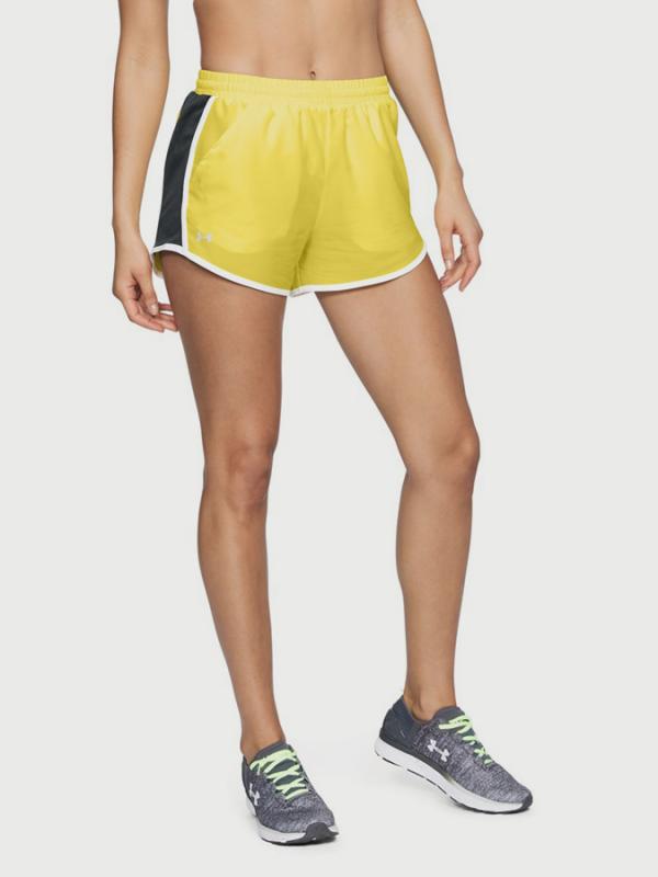 Kraťasy Under Armour Fly By Short Žlutá