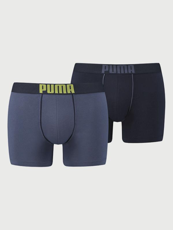 Boxerky Puma Rebel Placed Print Boxer 2 Pack Barevná