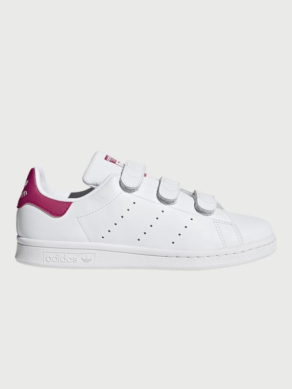 Boty adidas Originals Stan Smith CF J Bílá