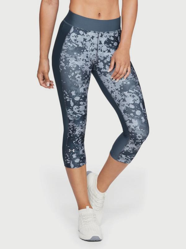 Kompresní legíny Under Armour HG Print Capri Modrá