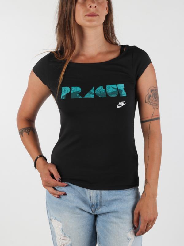 Tričko Nike PRAGUE TEE 10 wmns Černá