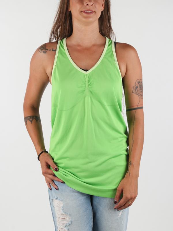 Tílko Nike SPORTY SEAMLESS TANK Zelená