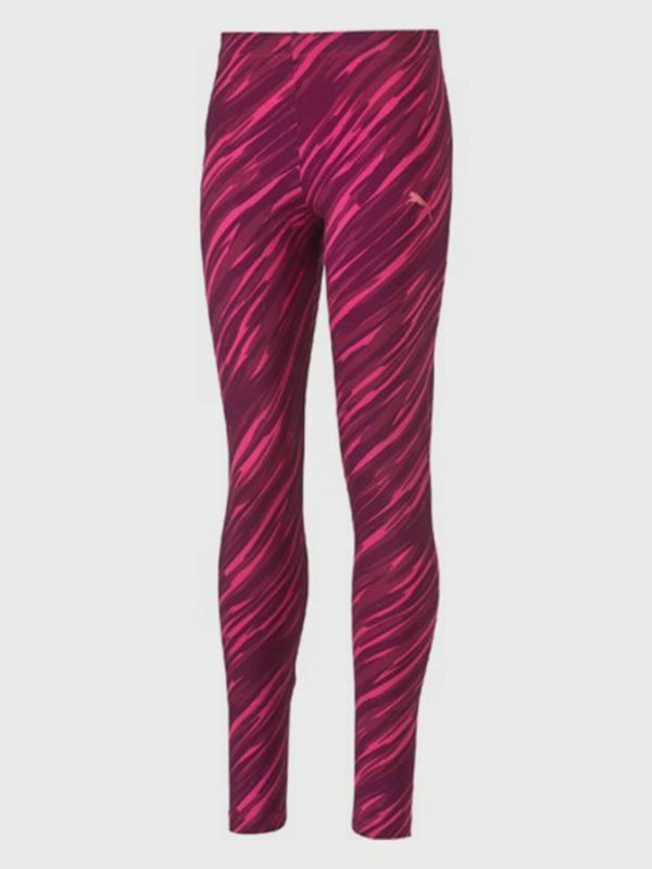 Legíny Puma Style Leggings G magenta purpl Fialová