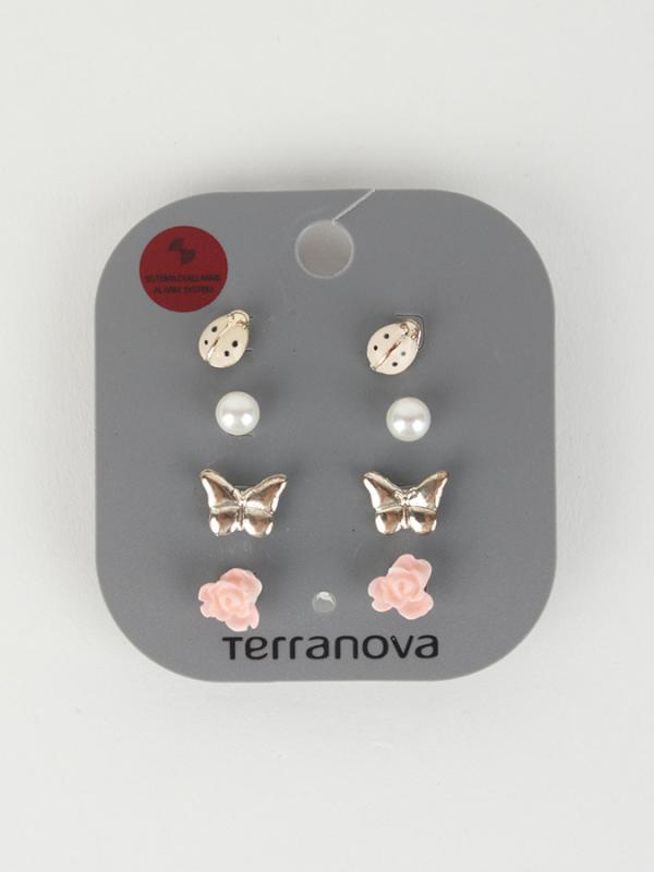 Náušnice Terranova Set 0 Orecchini Barevná
