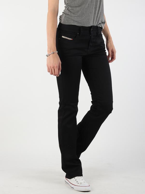 Džíny Diesel BOOTZEE L.30 PANTALONI Černá