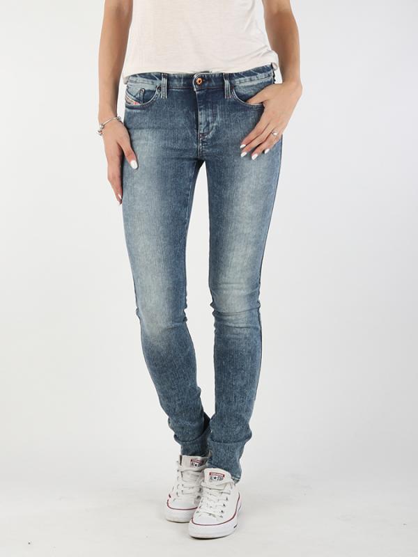 Džíny Diesel SKINZEE L.32 PANTALONI Modrá