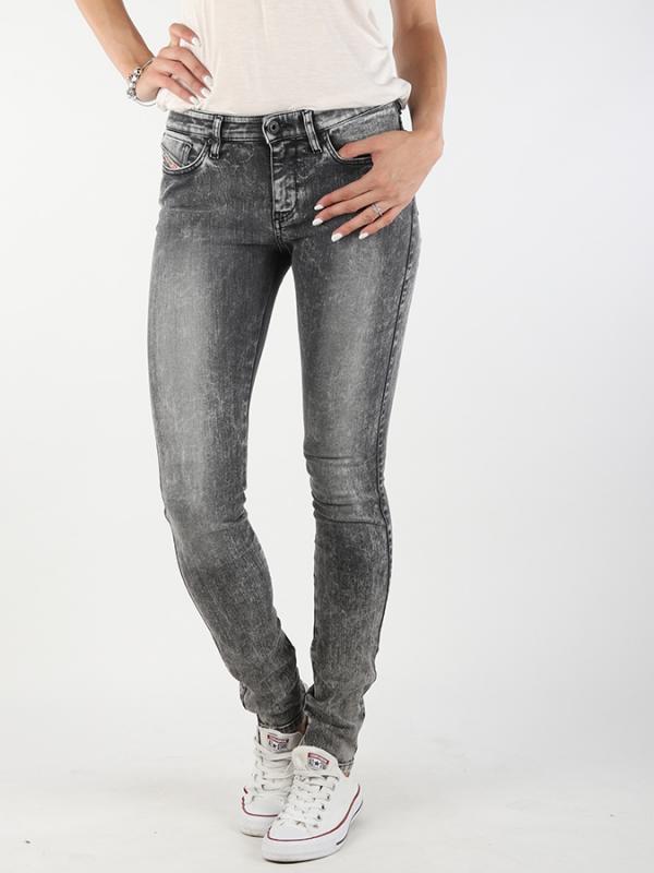 Džíny Diesel SKINZEE-LOW L.32 PANTALONI Šedá