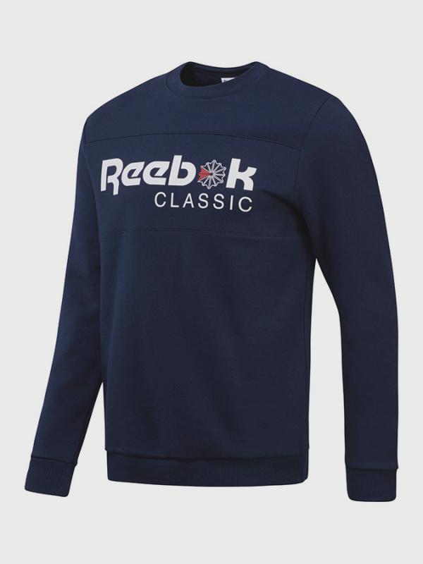Mikina Reebok F Iconic Crewneck Modrá