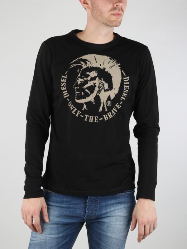 Tričko Diesel T-T-ALBEBARACHEL T-SHIRT Černá