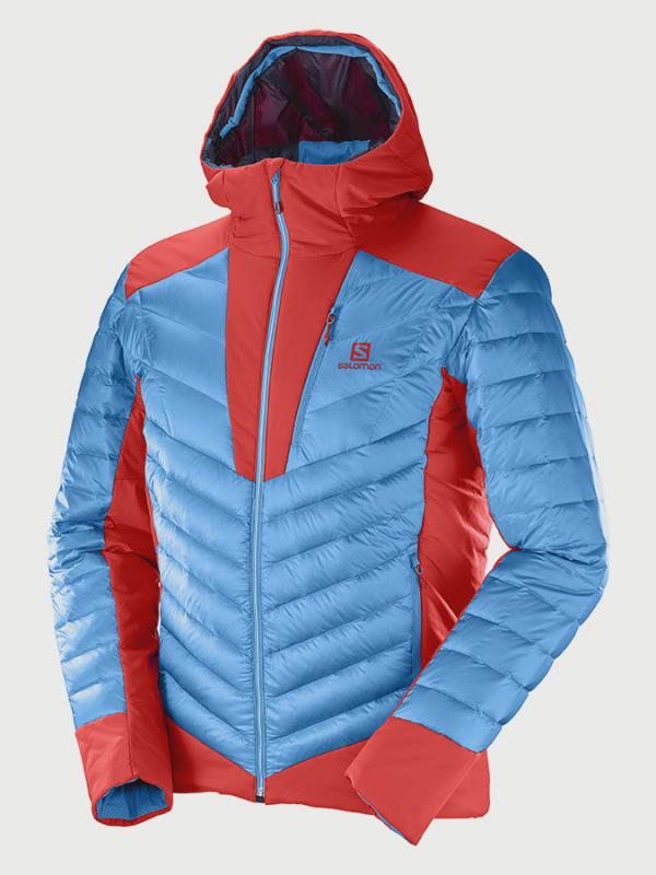 Bunda Salomon X Alp Down Hoodie M Hawai Barevná
