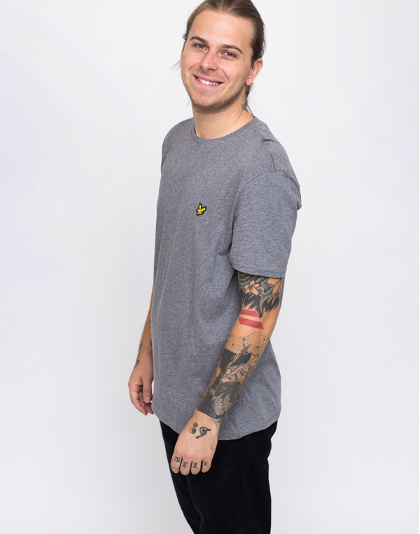 Lyle & Scott Crew Neck T28 Mid Grey Marl S