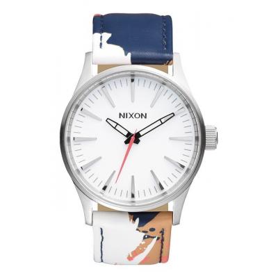 Nixon Sentry 38 Leather White/ Multi
