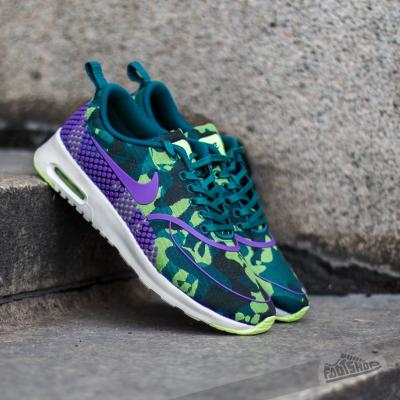 Nike Wmns Air Max Thea Jacquard Premium Teal/ Vivid Purple- Ghost Green- Sail