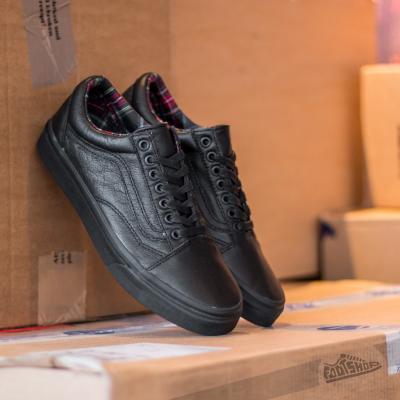 Vans Old Skool Leather Black/ Plaid