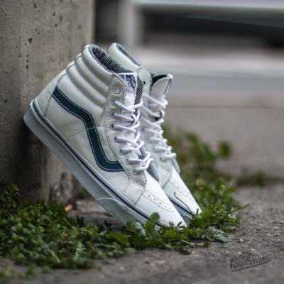 Vans Sk8-Hi Reissue Leather White/ Stripes
