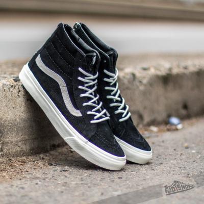 Vans Sk8-Hi Slim Zip Lizard Emboss Black/ Blanc De Blanc