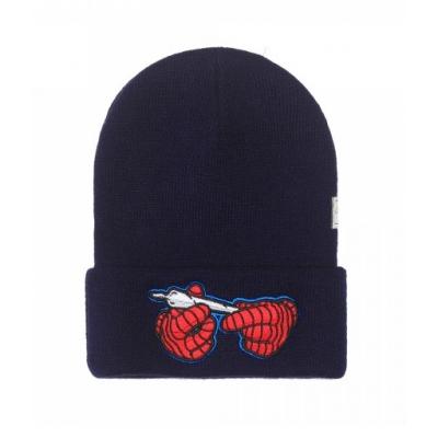 Cayler & Sons GL White Widow Old Skool Beanie Deep Navy/Red/White
