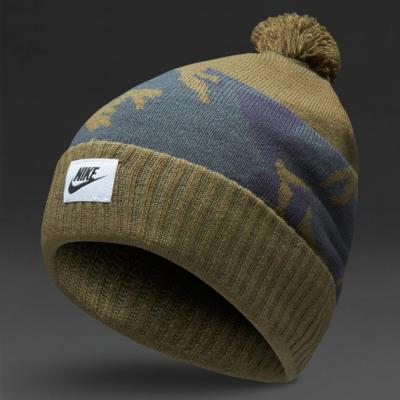Nike Camo Pom Beanie Green