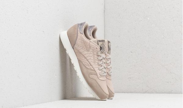 Reebok Classic Leather Parchment/ Coal/ Chalk