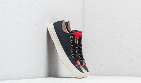 Converse Chuck Taylor All Star OX Black/ Cherry Red/ Egret