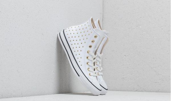 Converse Chuck Taylor All Star Hi White/ White/ Gold