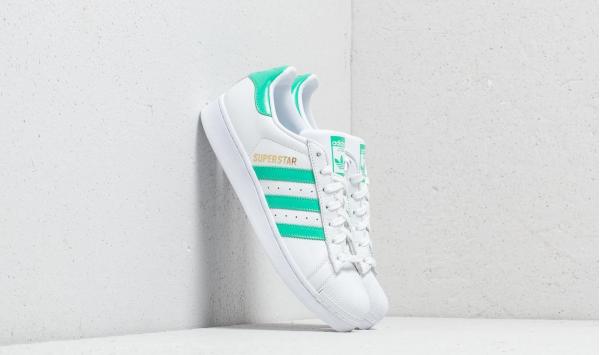 adidas Superstar Cloud White/Hi-Res Green-Gold Metallic
