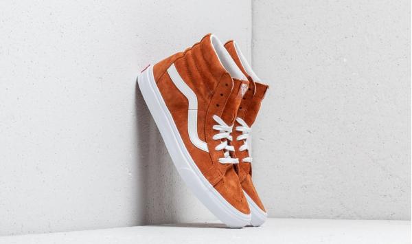Vans Sk8-Hi Reissue (Pig Suede) Leather Brown