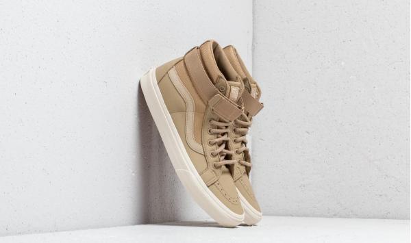 Vans Sk8-Hi Reissue Strap (Leather) Ballistic/ Cornstalk