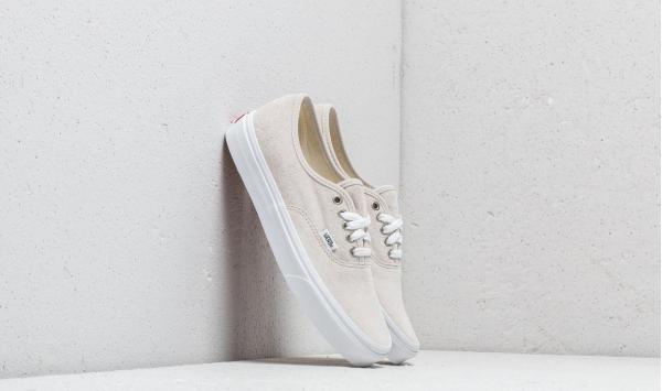 Vans Authentic (Pig Suede) Moonbeam/ True White