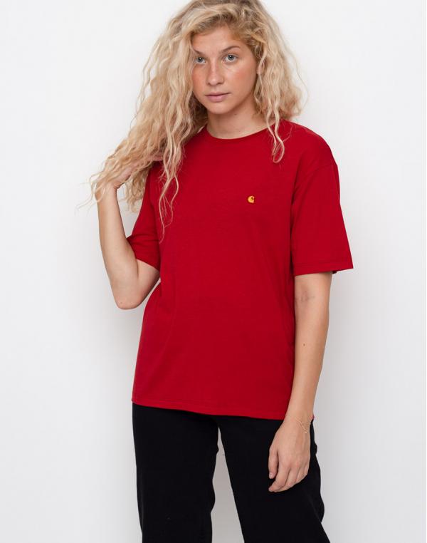 Carhartt WIP Chase Blast Red / Gold L