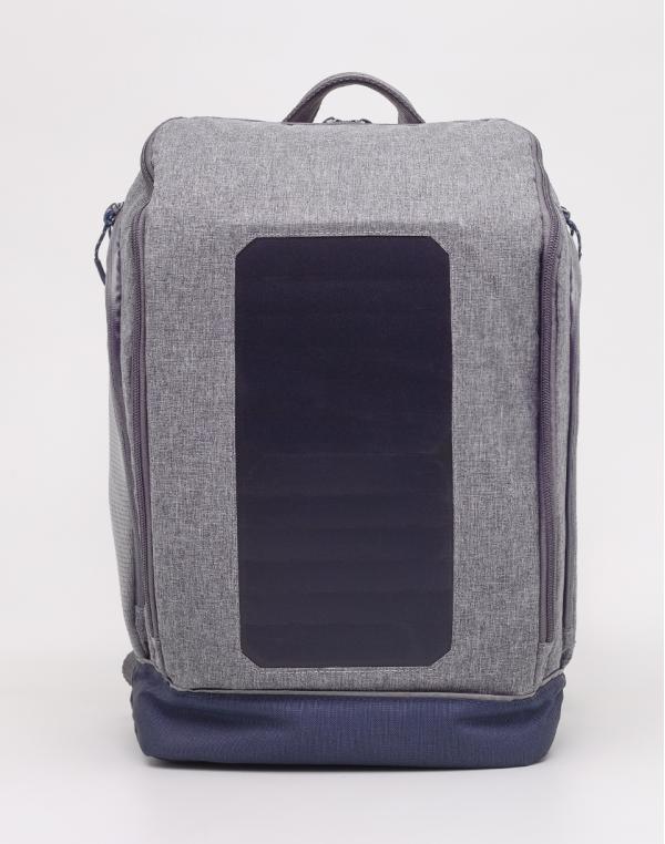 Knowledge Cotton Solar Backpack Big 1133 Monument Grey Mix