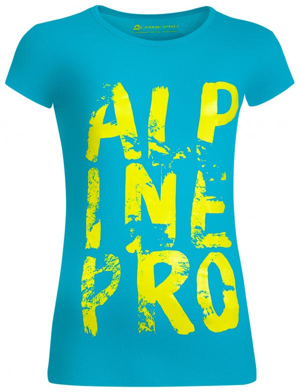 ALPINE PRO UNEGA 4 ZELENÁ / TYRKYSOVĚ ZELENÁ Dámské Triko L