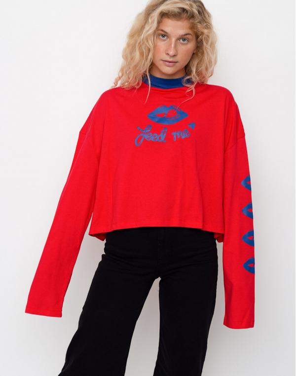 Lazy Oaf Feed me Red M/L