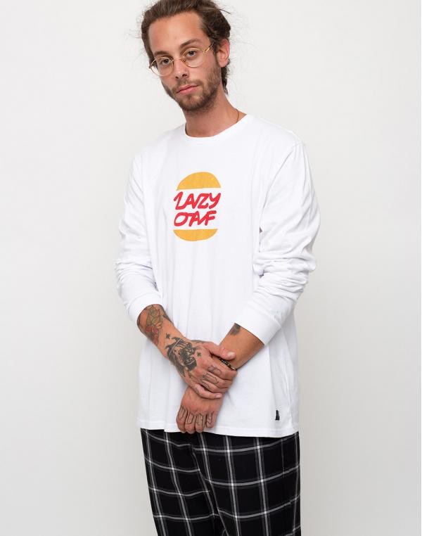 Lazy Oaf Lazy Burger White L
