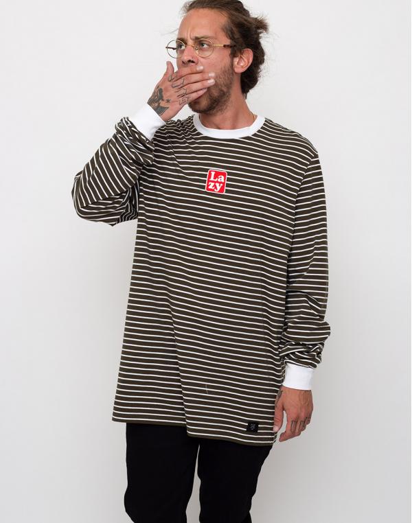 Lazy Oaf Lazy Stripes White M