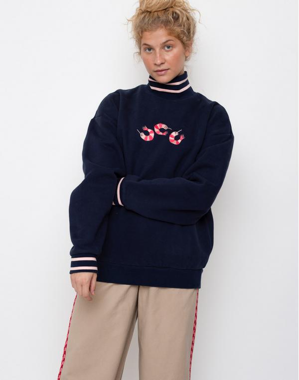 Lazy Oaf Prawn Roll Blue M/L