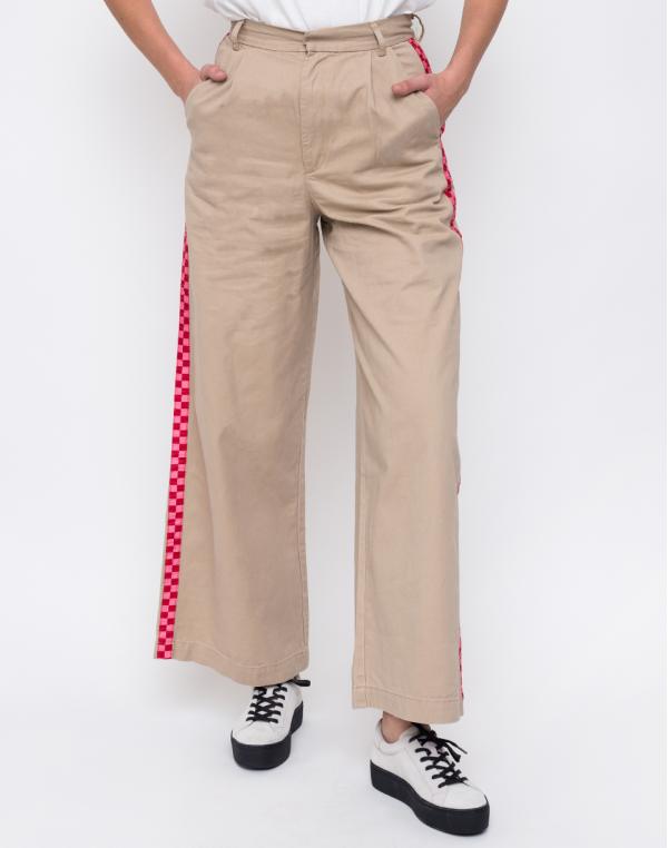 Lazy Oaf Wide Leg Cargo Beige 28