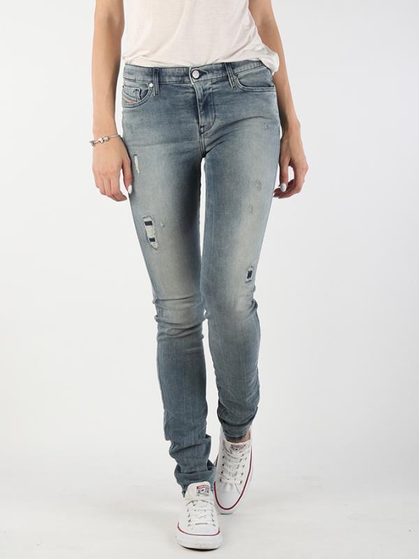 Džíny Diesel SKINZEE L.34 PANTALONI Modrá