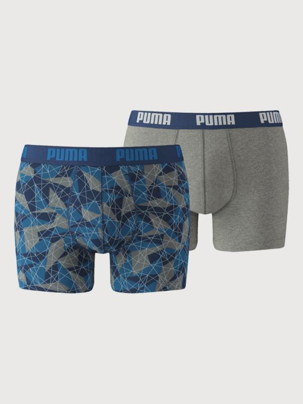 Boxerky Puma Puma Hyper Camo 2P Blue Barevná